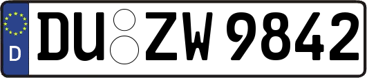 DU-ZW9842