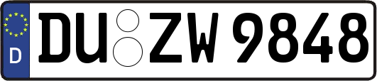 DU-ZW9848
