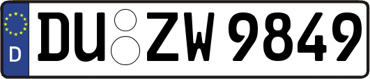 DU-ZW9849
