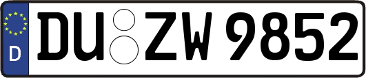 DU-ZW9852