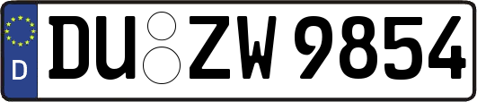 DU-ZW9854