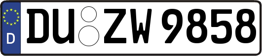 DU-ZW9858