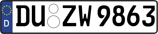 DU-ZW9863