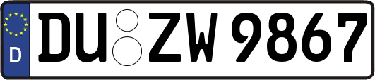 DU-ZW9867