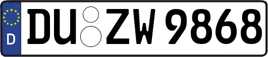 DU-ZW9868