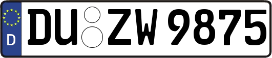DU-ZW9875