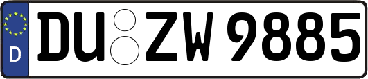 DU-ZW9885