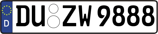 DU-ZW9888