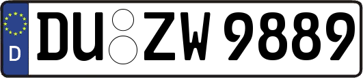 DU-ZW9889