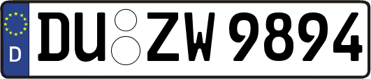 DU-ZW9894
