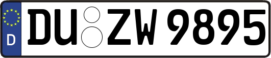 DU-ZW9895