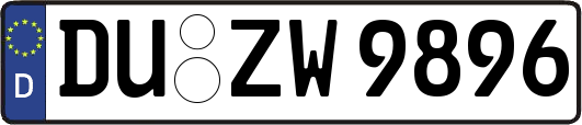 DU-ZW9896