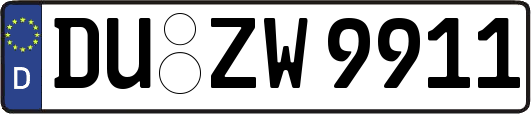 DU-ZW9911