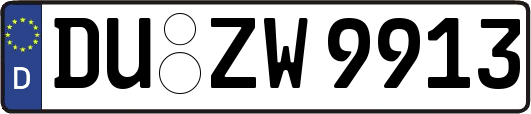 DU-ZW9913