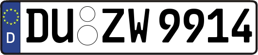 DU-ZW9914
