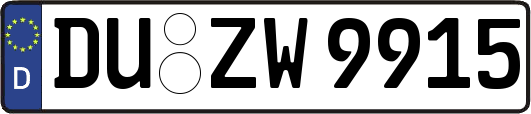DU-ZW9915