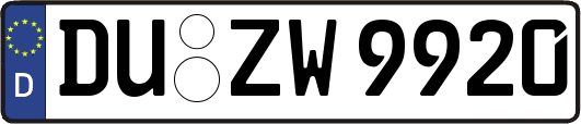 DU-ZW9920