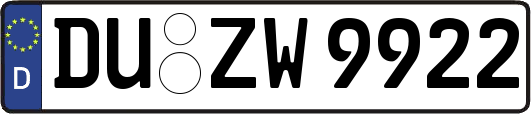 DU-ZW9922