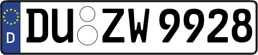 DU-ZW9928