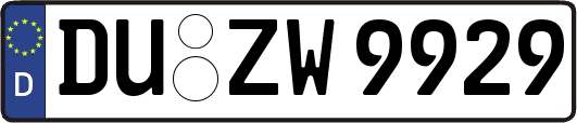DU-ZW9929