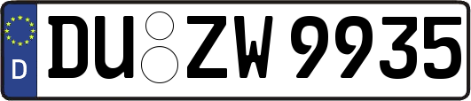 DU-ZW9935