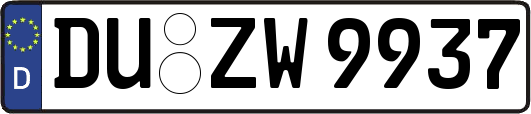 DU-ZW9937
