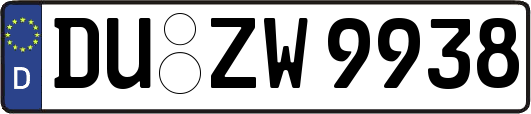 DU-ZW9938