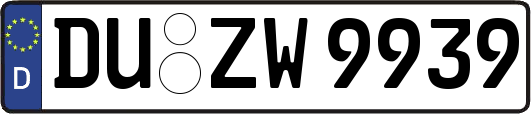 DU-ZW9939