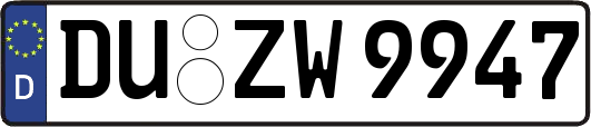 DU-ZW9947