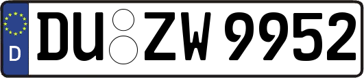 DU-ZW9952