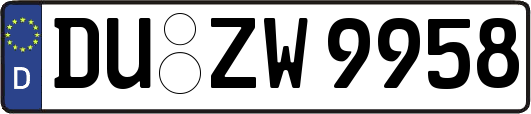 DU-ZW9958