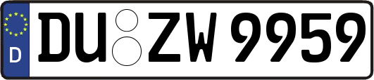 DU-ZW9959