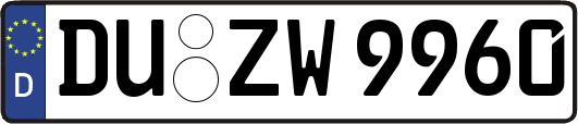 DU-ZW9960