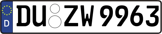 DU-ZW9963