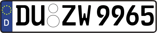 DU-ZW9965