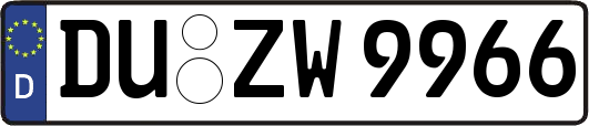 DU-ZW9966