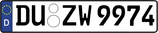 DU-ZW9974
