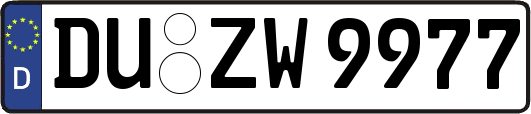 DU-ZW9977