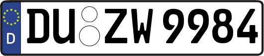 DU-ZW9984
