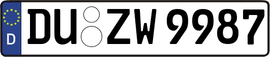 DU-ZW9987