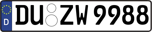 DU-ZW9988