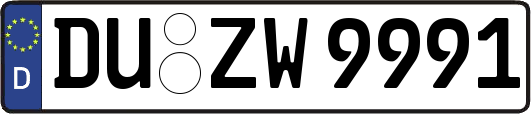 DU-ZW9991
