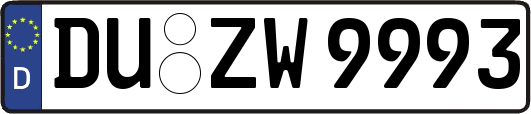 DU-ZW9993