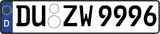 DU-ZW9996