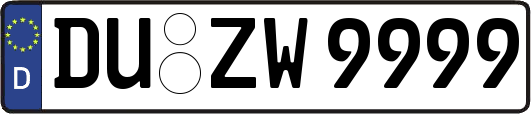 DU-ZW9999