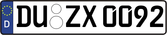 DU-ZX0092