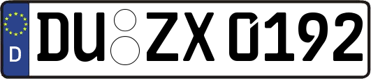 DU-ZX0192
