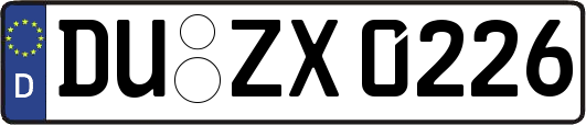 DU-ZX0226