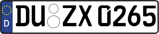 DU-ZX0265