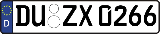 DU-ZX0266